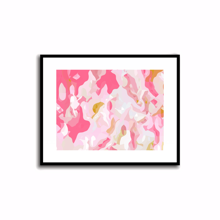 Transform your space with our blossoming modern abstract printable artwork!🌟Download the radiant palette featuring Rose Pink and Soft Orchid for an instant decor upgrade. This gallery-quality art piece is perfect for walls, desks, shelves, nurseries or ev