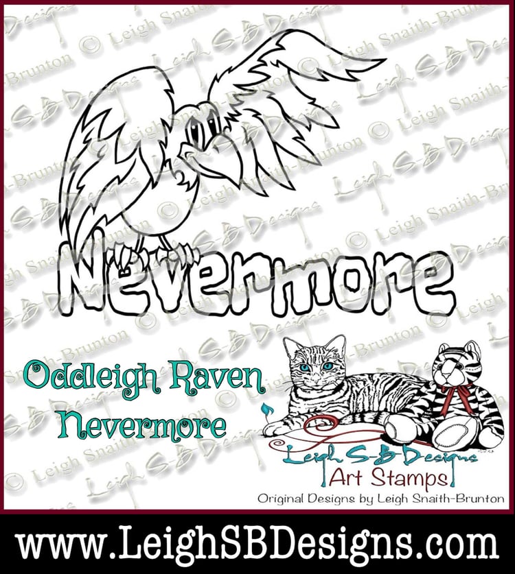 LeighSBDesigns Oddleigh Nevermore Raven