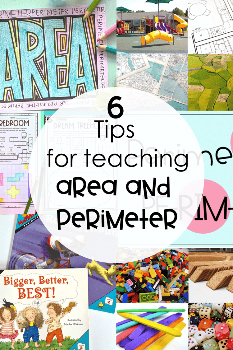 6 Tips for teaching the difference between area and perimeter.