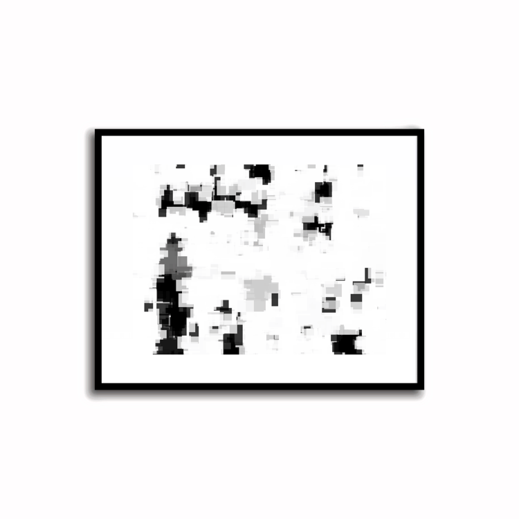 Capture the essence of joy and sophistication with our modern abstract prints in black and white. Instantly elevate your space with these monochrome masterpieces - perfect for any room in your home or office.