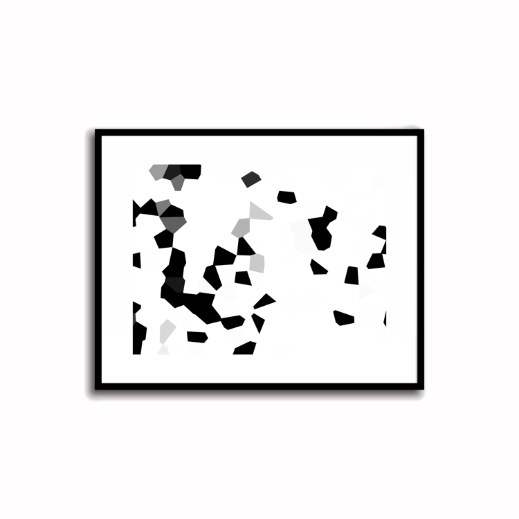 Capture the essence of joy and sophistication with our modern abstract prints in black and white. Instantly elevate your space with these monochrome masterpieces - perfect for any room in your home or office.