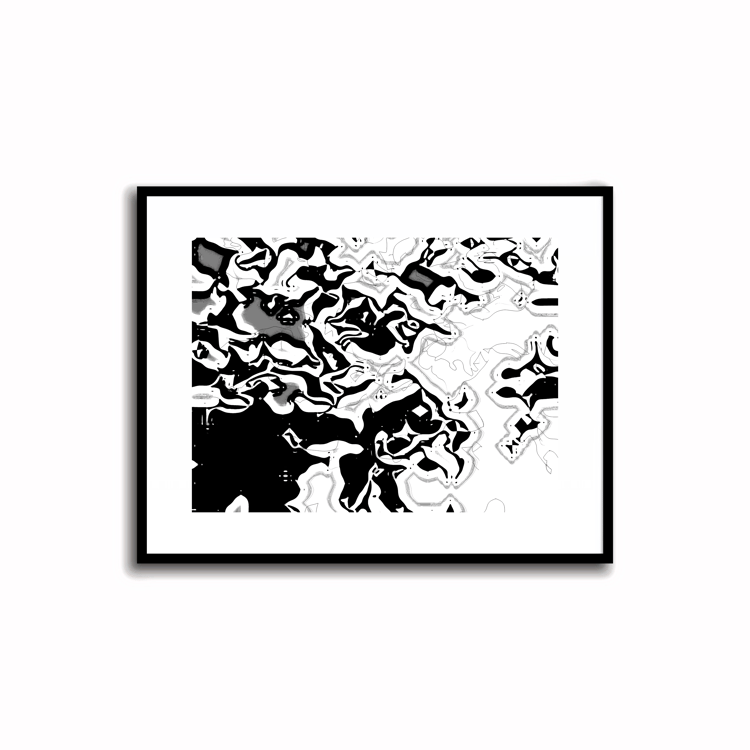 Capture the essence of joy and sophistication with our modern abstract prints in black and white. Instantly elevate your space with these monochrome masterpieces - perfect for any room in your home or office.