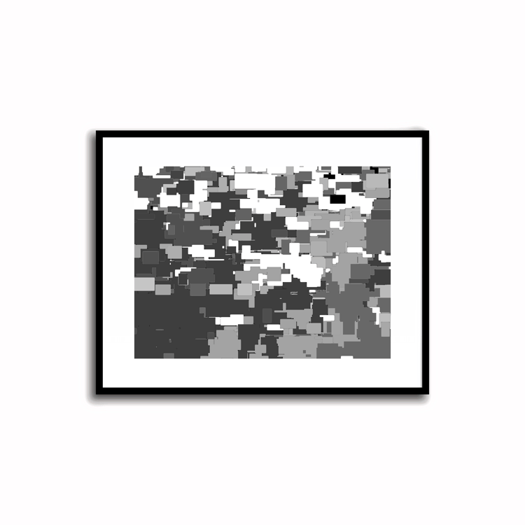 Capture the essence of joy and sophistication with our modern abstract prints in black and white. Instantly elevate your space with these monochrome masterpieces - perfect for any room in your home or office.