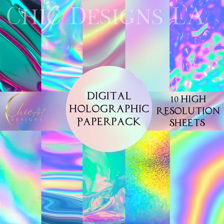 Holographic paper pack