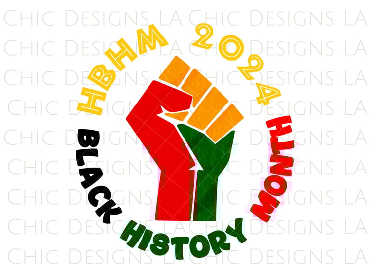 Black History Month Afro Fist PNG tshirt design