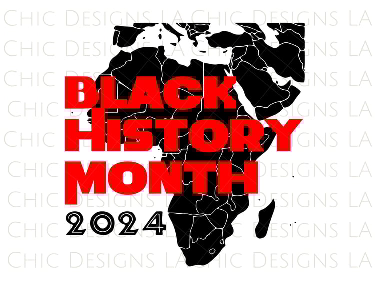 black history month png tshirt design, African continent