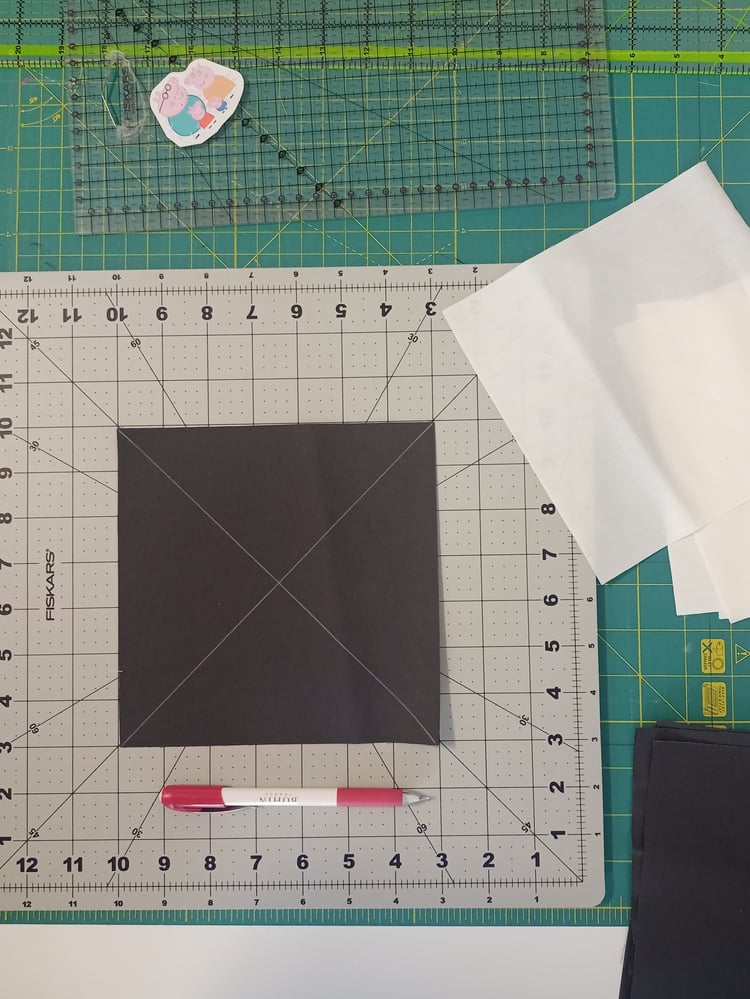 How to make Half Square Triangles 8 at a time