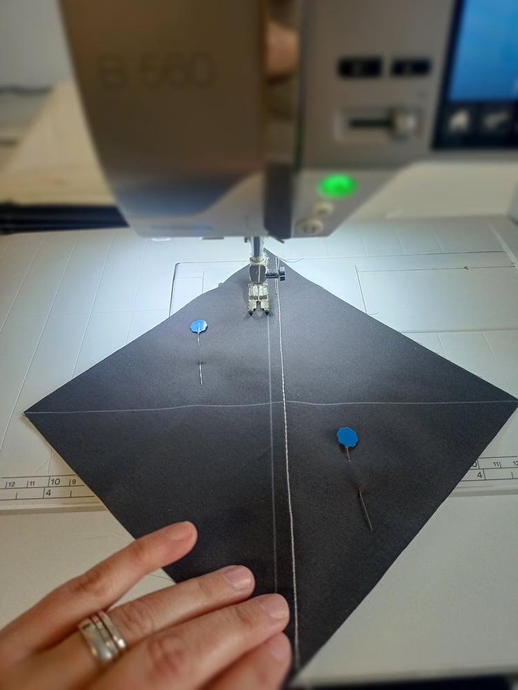 How to make Half Square Triangles 8 at a time