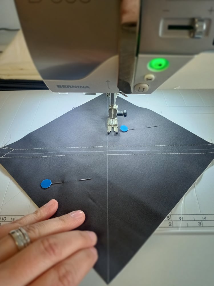 How to make Half Square Triangles 8 at a time