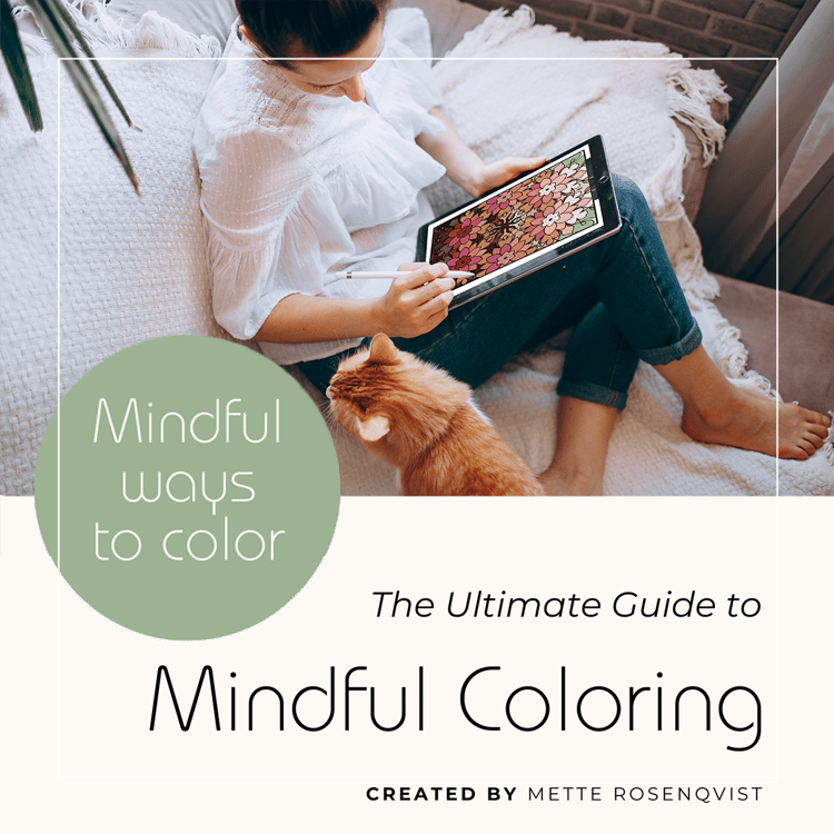 cover the mindful coloring guide