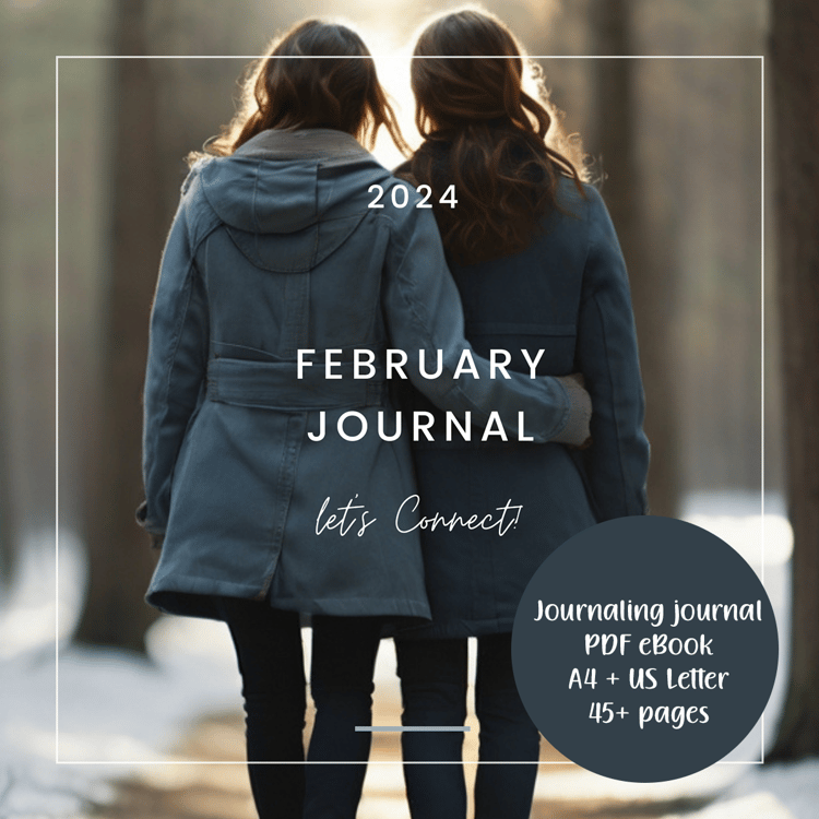 cover the february journaling journal