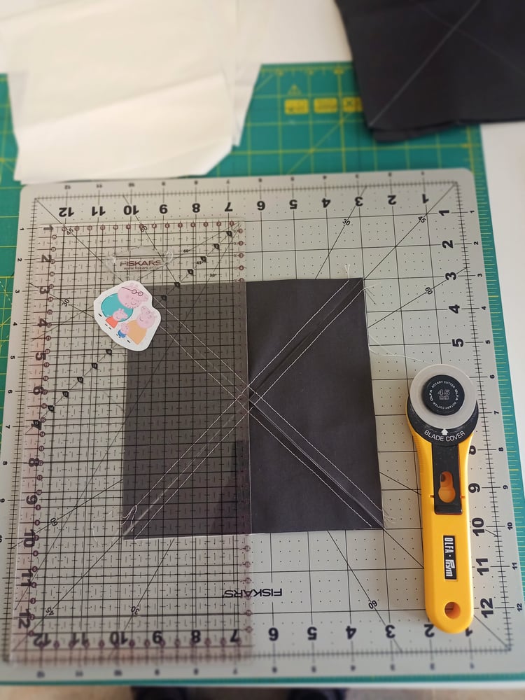 How to make Half Square Triangles 8 at a time