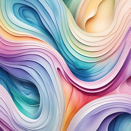 Multi Colours Fluid  Abstract Wallpaper