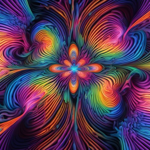 Abstract trippy art optical illusions fractals background full HD wallpaper