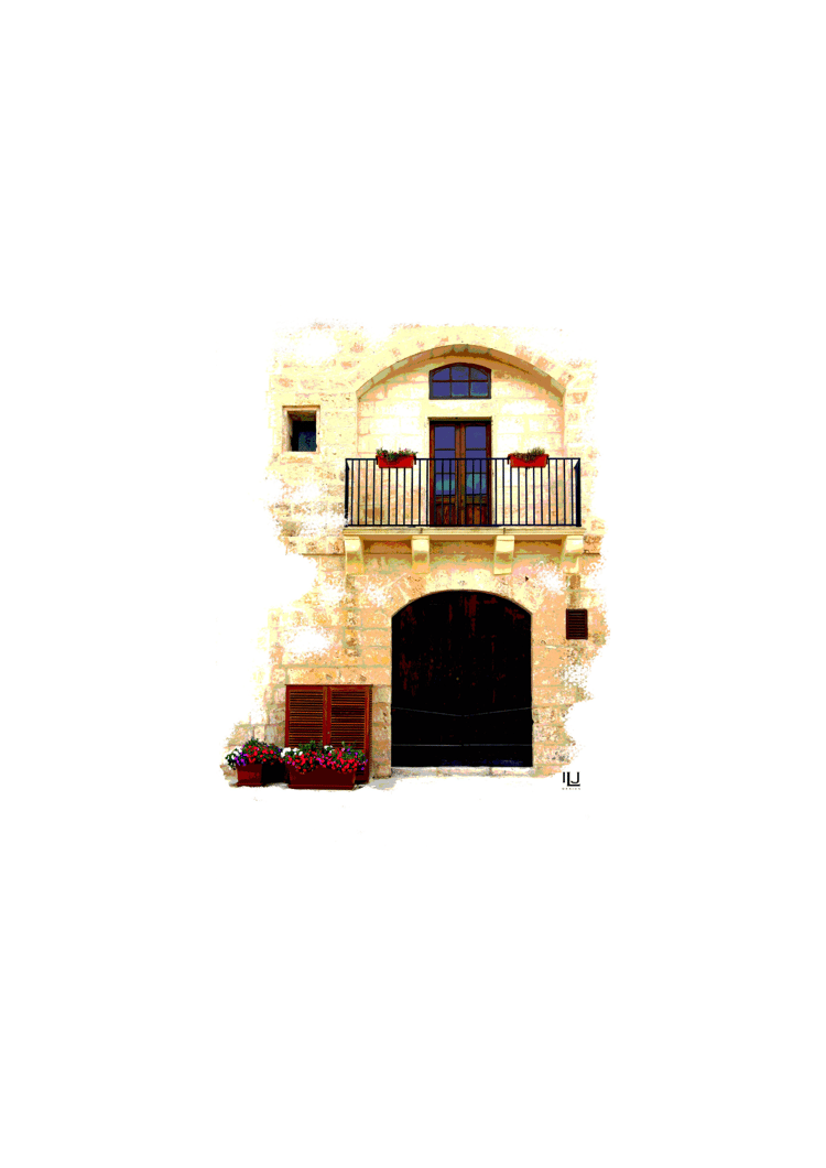 Black Barn Door Balcony