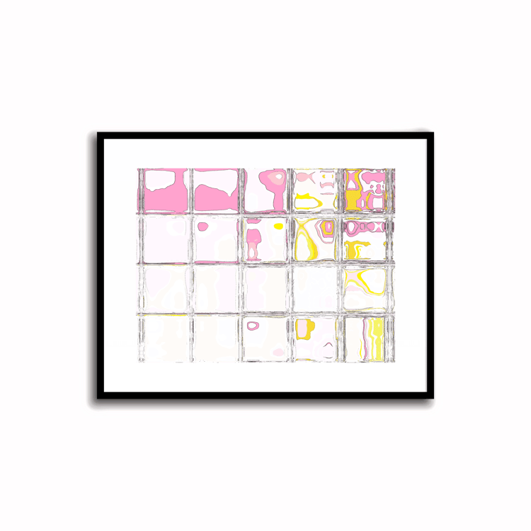 Soft Orchid and Rose Pink Abstract Print - Instant Download - Printable in Various Sizes