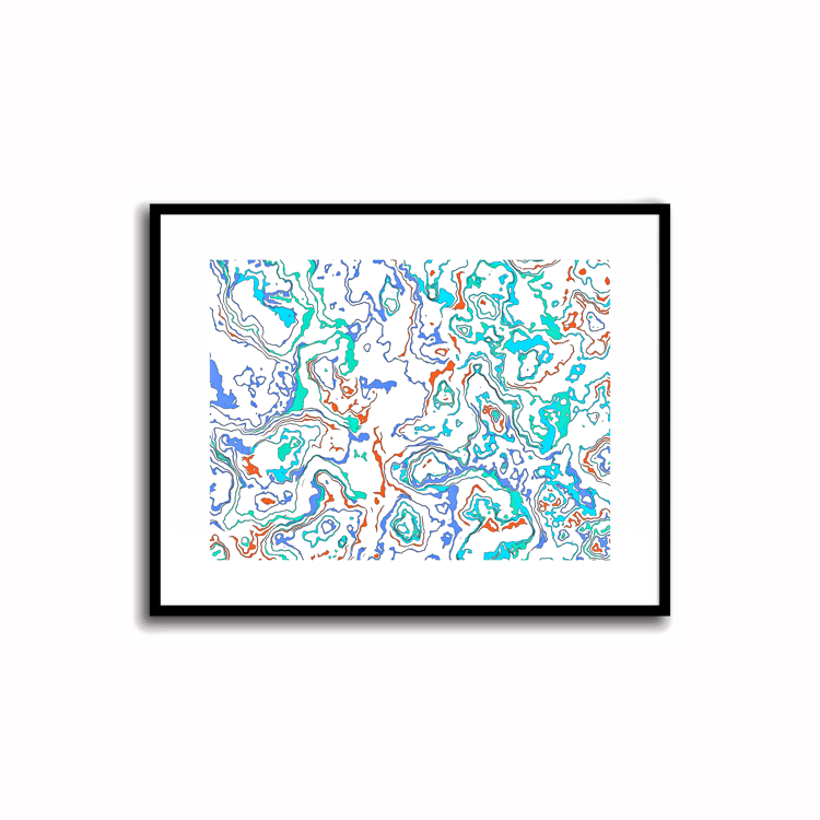 Revitalize your surroundings with our modern abstract printable artwork! 🎨✨ Download the vibrant palette featuring Periwinkle Blue, Terra Cotta, Sky Blue, and Silver Sage for an instant decor upgrade.