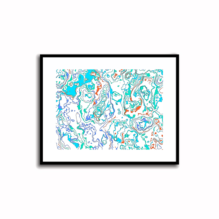 Revitalize your surroundings with our modern abstract printable artwork! 🎨✨ Download the vibrant palette featuring Periwinkle Blue, Terra Cotta, Sky Blue, and Silver Sage for an instant decor upgrade.