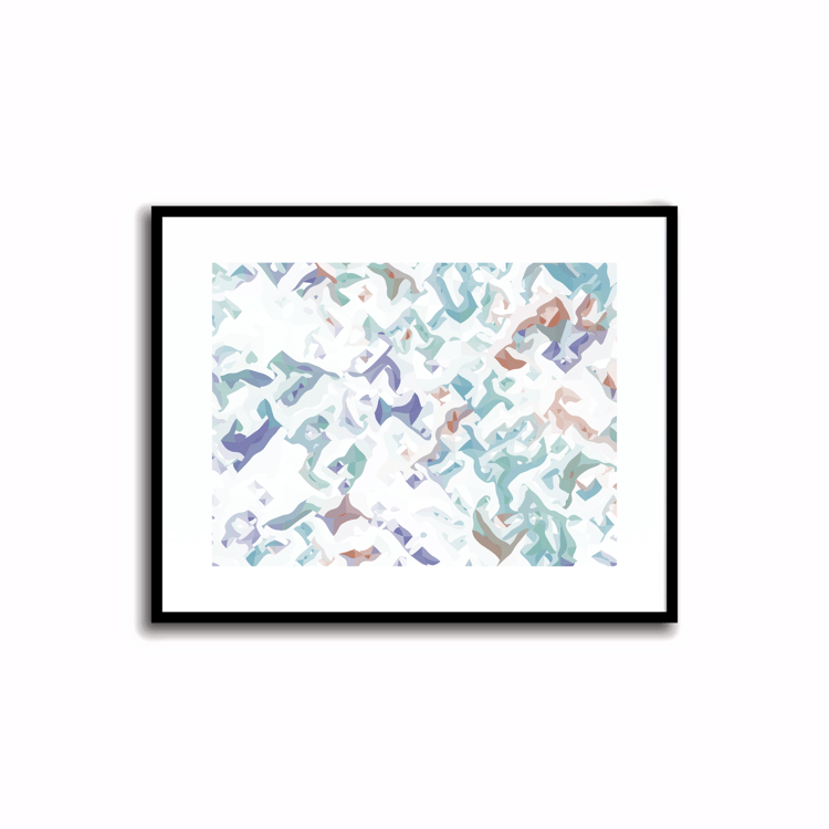 Revitalize your surroundings with our modern abstract printable artwork! 🎨✨ Download the vibrant palette featuring Periwinkle Blue, Terra Cotta, Sky Blue, and Silver Sage for an instant decor upgrade.