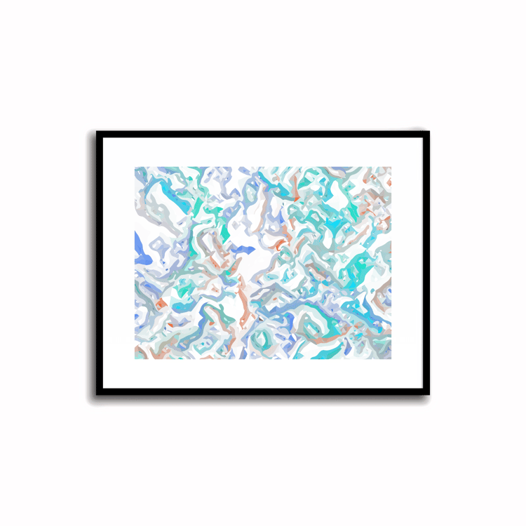 Revitalize your surroundings with our modern abstract printable artwork! 🎨✨ Download the vibrant palette featuring Periwinkle Blue, Terra Cotta, Sky Blue, and Silver Sage for an instant decor upgrade.
