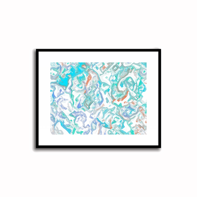 Revitalize your surroundings with our modern abstract printable artwork! 🎨✨ Download the vibrant palette featuring Periwinkle Blue, Terra Cotta, Sky Blue, and Silver Sage for an instant decor upgrade.