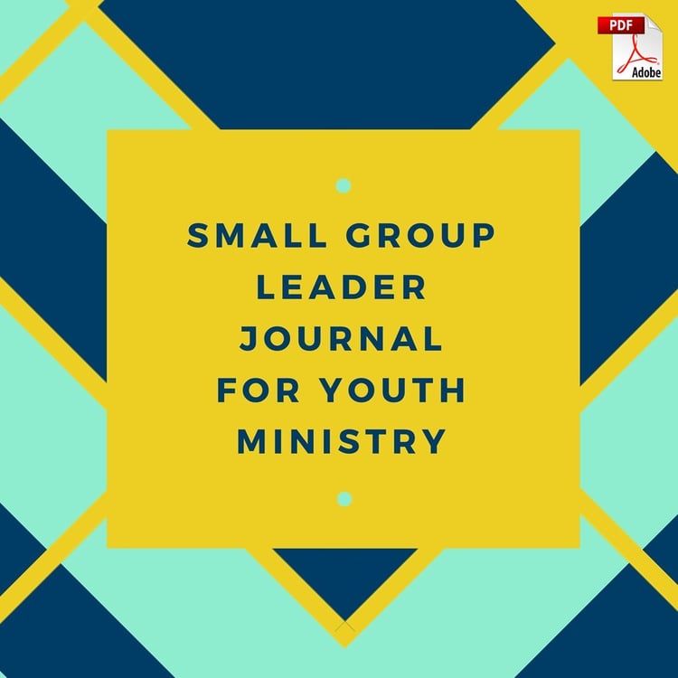 Small Group Leader Journal for Youth Ministry PDF download