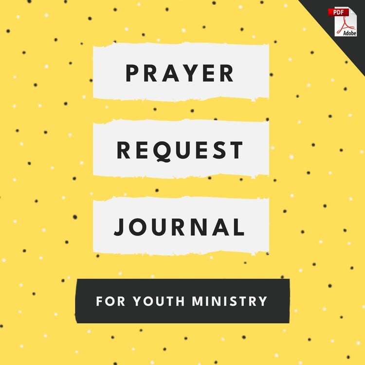 Prayer Request Journal Youth Ministry PDF Download