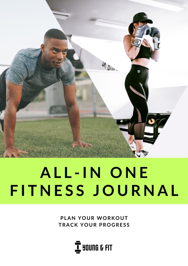 All-in-one fitness journal cover