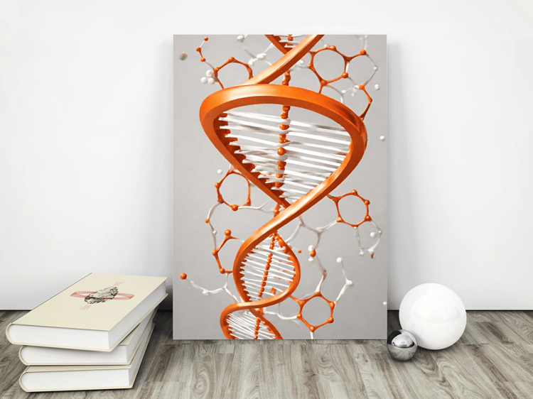 dna poster mockup