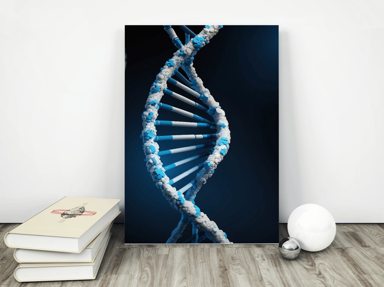 dna poster mockup