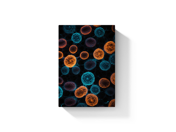 scientific molecules hardcover book mockup