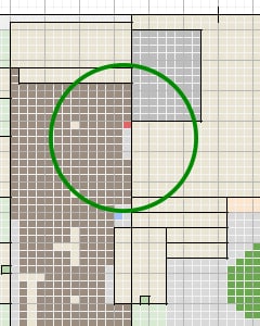 Map of Arbor Garden, snack feeder area