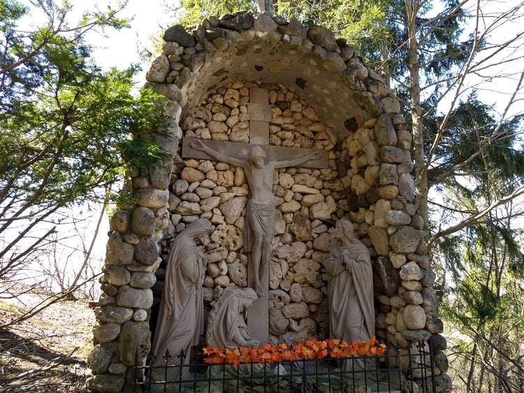 The stations of the Cross, Holy Hill Basilica, Wisconsin