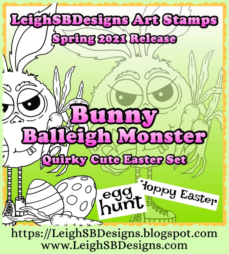 LeighSBDesigns Bunny Balleigh Monster Easter set