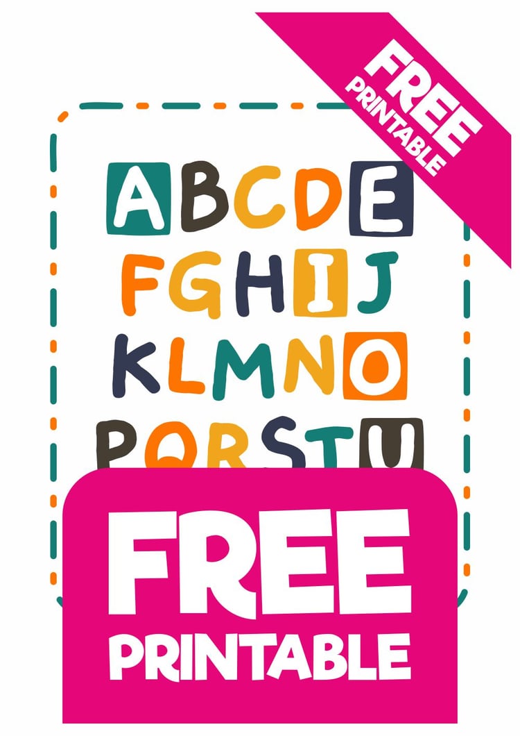 Nursery Poster - Alphabet
