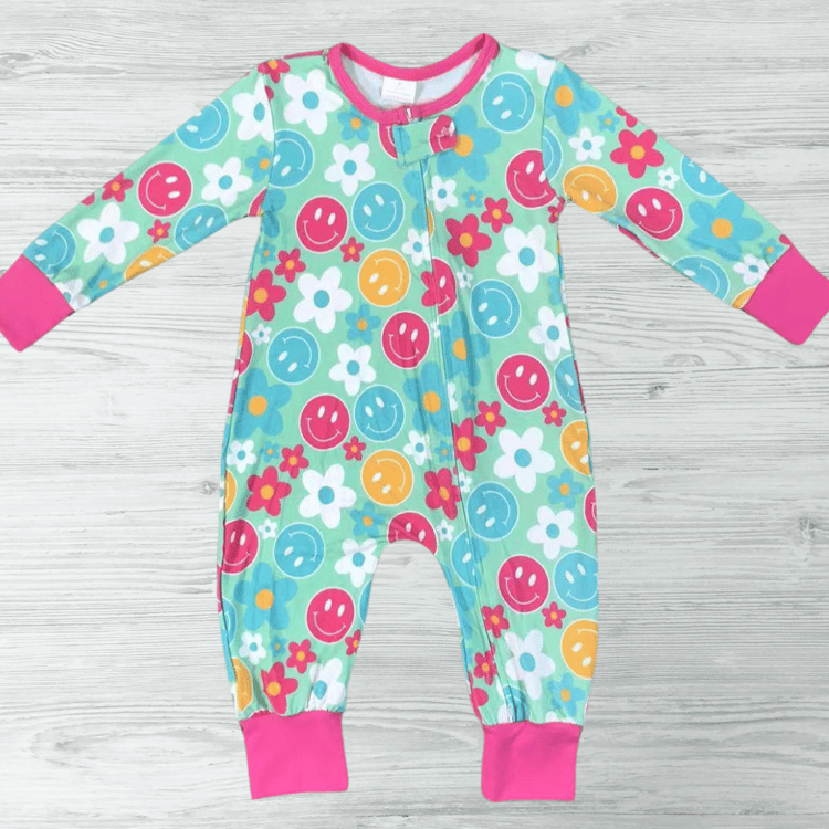jumpsuit for newborn SMILEY FACE