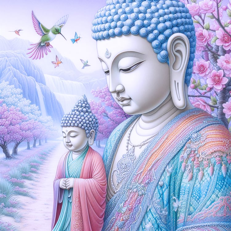 Buddha, buddhism, budhist, Spiritual, Monasteries, Temples, Lotus Flowers, fantasy, wallpapers, prays,meditates, meditation, Buddha children, lakes, forest, mountains, trees