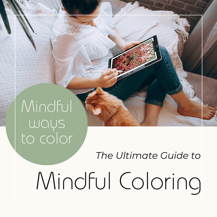 Mindful coloring guide ebook