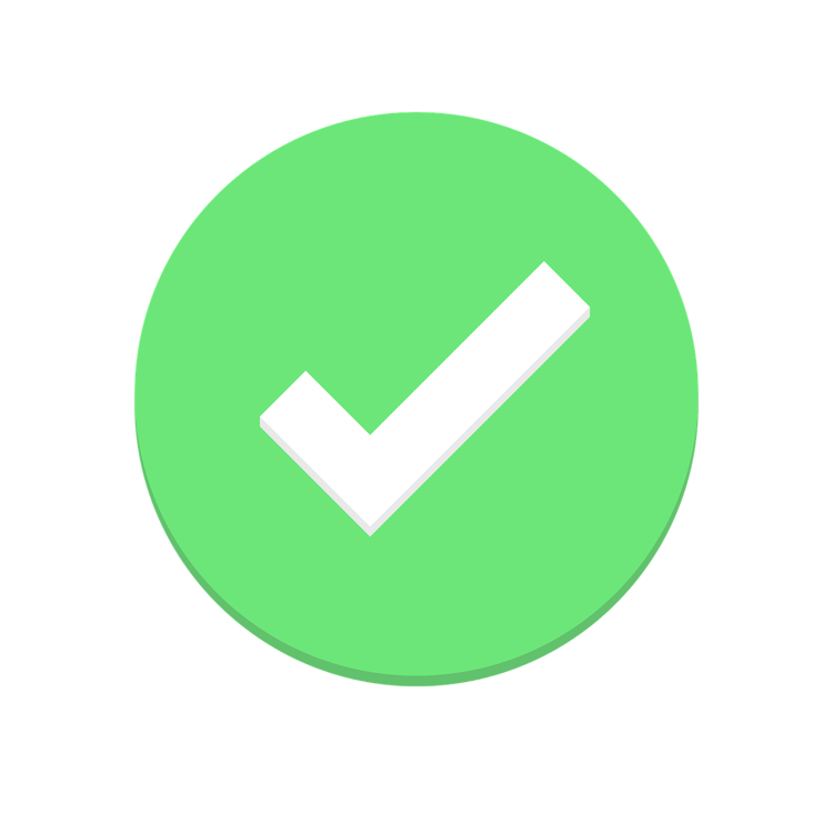 Quality Check Mark Graphic