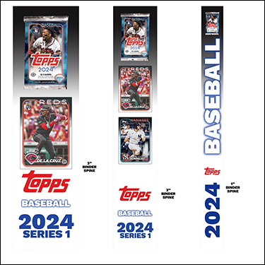 2024 Topps Baseball Series 1 Cards Binder Inserts