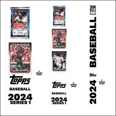 2024 Topps Baseball Series 1 Cards Binder Inserts