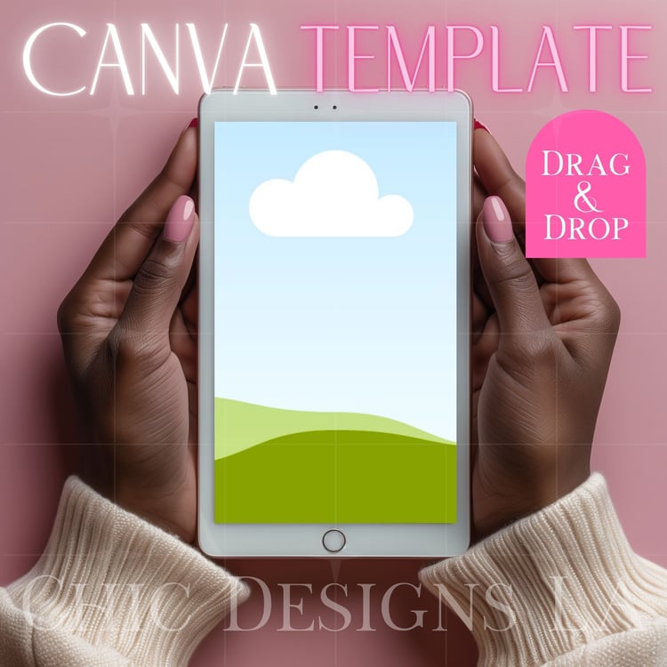 Black womans Hands ebook cover mockup photo