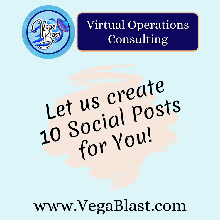 Let us Create 10 Social Posts for You!