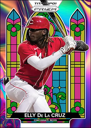 2021 Prizm Stained Glass Baseball Homage Photoshop PSD Templates