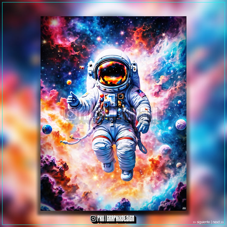 Transport yourself through a Cosmic Journey of Wonder and Mystery, shining amidst Vivid Colors, and let yourself flow among Intrepid Galaxies and Magical Nebulae.