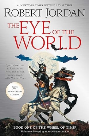 The Eye of the World, the first fantasy action adventure book in my list of favorite fantasy reads.
