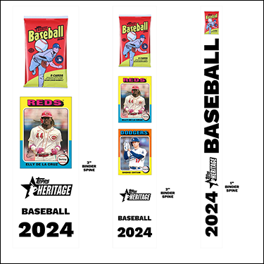 2024 Topps Heritage Baseball Cards Binder Inserts