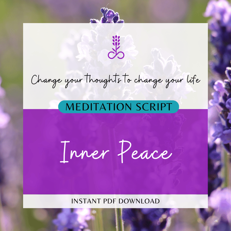 Inner peace meditation script PDF