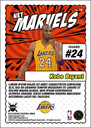 2023-24 Net Marvels Basketball Homage Photoshop PSD Templates