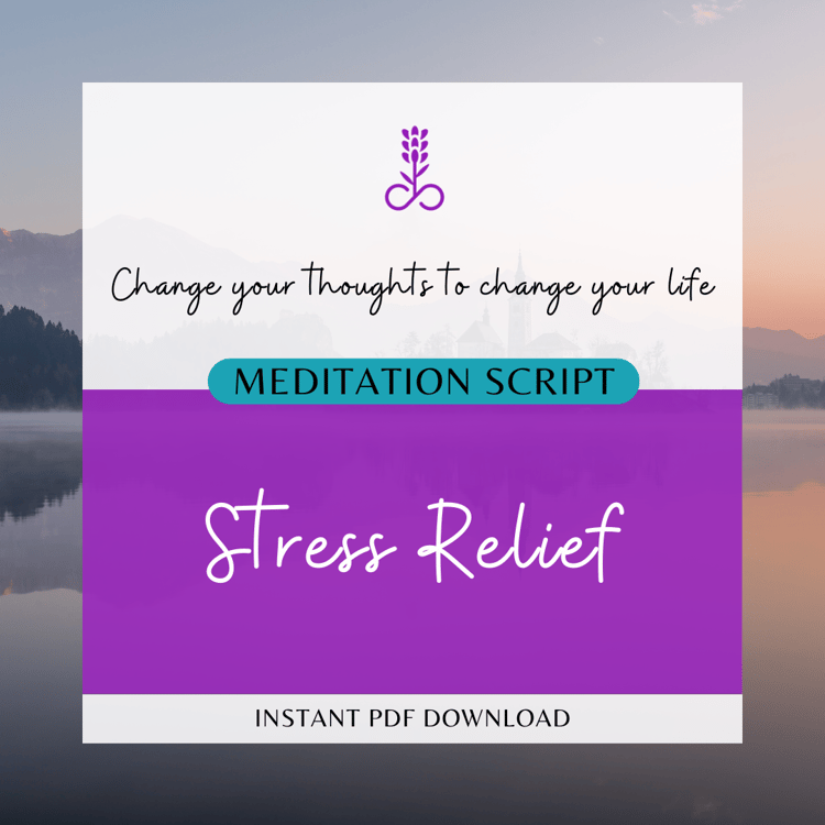 Stress relief meditation script PDF